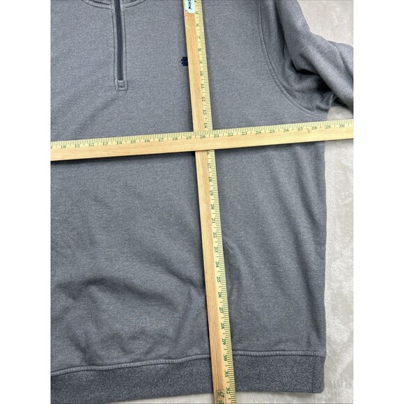Izod Men’s Sweater Lot 3XLT Gray Black Pullover Knit Stretch 1/4 Zip Big & Tall - Picture 7 of 10